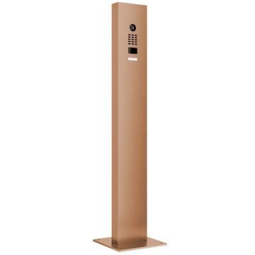 Apsaugos sistema su stovu ir pagrindu Smart Doorbird D1101V, bronzos spalvos