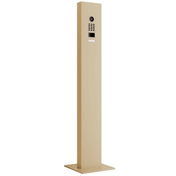 Domofonas su stovu ir pagrindo plokšte Smart Doorbird D1101V, smėlio spalvos