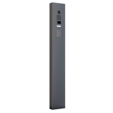 Domofonas su stovu Smart Doorbird D1101KV su klaviatūros moduliu, antracito spalvos.