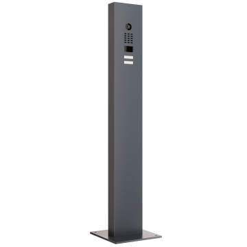 Domofonas su stovu ir pagrindo plokšte Smart for Two Doorbird D1102V, antracito spalvos.
