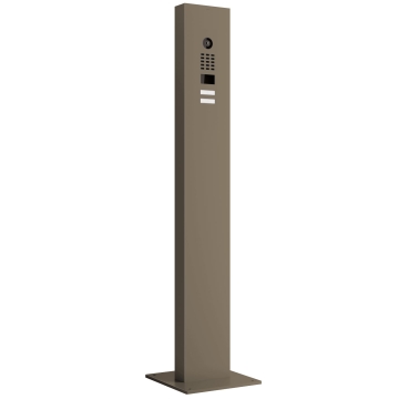 Domofonas su stovu ir pagrindo plokšte „Smart for Two Doorbird D1102V“, smėlio spalvos