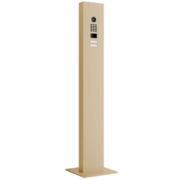 Domofonas su stovu, įskaitant pagrindo plokštę Smart for Two Doorbird D1102V, smėlio spalvos