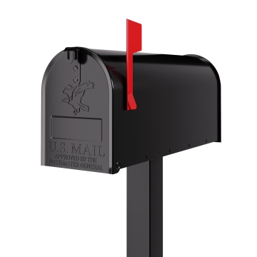 Amerikietiška pašto dėžutė US Mailbox, juoda