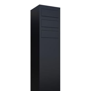 Pašto dėžučių sistema "Monolith", skirta trims, juoda