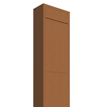 Didelė pašto dėžutė "Big Box", rūdžių spalvos