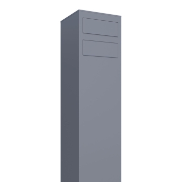 Pašto dėžučių sistema Monolith dviem, pilka metalo spalvos