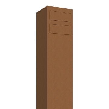 Pašto dėžučių komplektas "Monolith" dviem, rūdžių spalvos