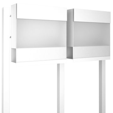Pašto dėžučių komplektas "Manhattan Special White for Two", baltas