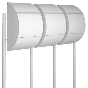 Pašto dėžučių komplektas "Jumbo" trims, baltas