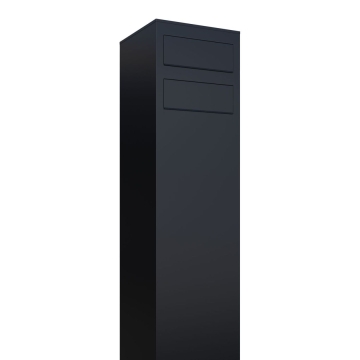 Pašto dėžučių sistema „Monolith“ dviem, juodos spalvos
