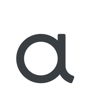 Lipni namo numerio raidė „a“ – 200 mm, antracito spalvos.