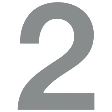 Namo numeris ''2'' Pilkas