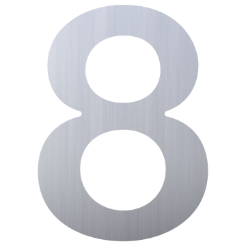 Namo numeris ''8'' nerūdijantis plienas