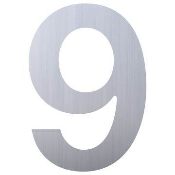 Namo numeris ''9'' nerūdijančio plieno