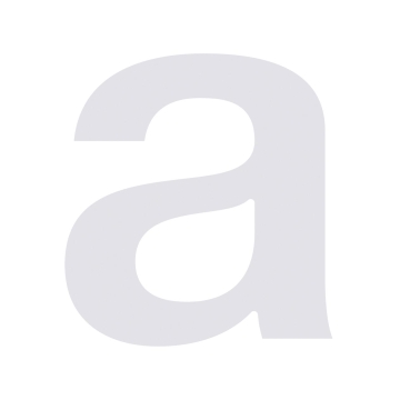 Raidė "a" balta