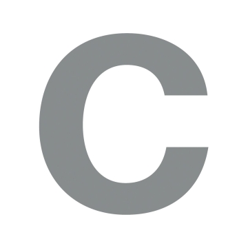 Namo numeris ''c'', pilkai metalizuotas