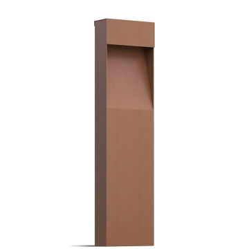 Lauko šviestuvas "Maxi Bloc", rūdžių spalvos