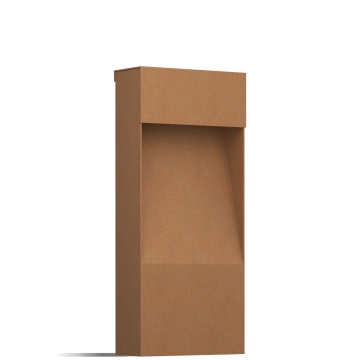 Lauko šviestuvas "Medium Bloc", rūdžių spalvos