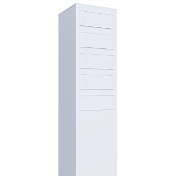 Pašto dėžučių sistema "Monolith", penkių dėžučių, balta