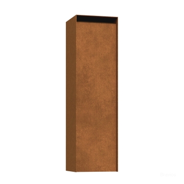 Pašto dėžutė "Straight", Corten plienas