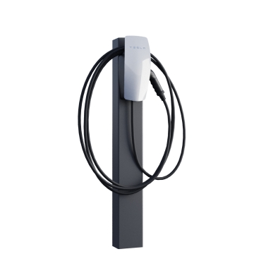Tesla Wallbox stovo stovas „VoltStand“ su žemės inkaru, antracito spalvos