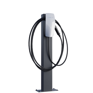 Tesla Wallbox stovo VoltStand su pagrindo plokšte, antracito spalvos