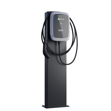 VW Wallbox StandMaster stovas su pagrindo plokšte, juodas