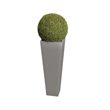 Gėlių vazonas "Skinny Vase Medium", pilkas metalo atspalvis