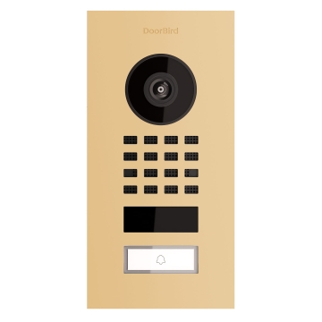 Potinkinis durų skambutis Smart-IN Doorbird D1101V, smėlio spalvos.