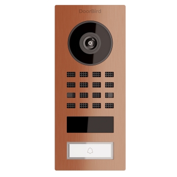 Virštinkinė durų skambučio sistema Smart-ON Doorbird D1101V Bronzos spalvos