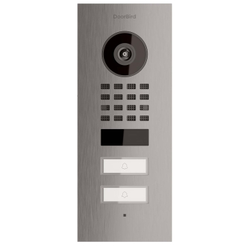 Paslėpta montuojama dviejų vartotojų domofono sistema Smart-IN skirta Doorbird D1102V, nerūdijantis plienas.