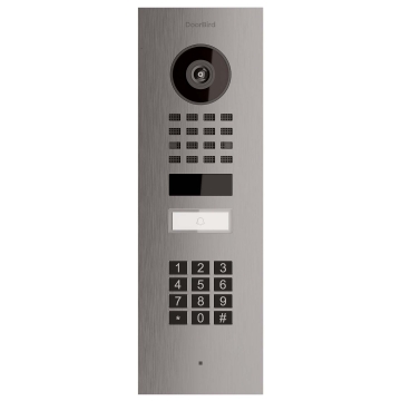 Įmontuojama durų skambučio sistema Smart-IN Doorbird D1101KV su klaviatūros moduliu, nerūdijantis plienas.