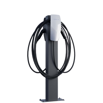 Tesla Wallbox stovo VoltStand for Two su pagrindo plokšte, antracito spalvos