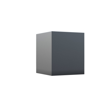 Antracito spalvos sieninis šviestuvas „Cube Quarto“