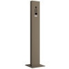 Apsaugos sistema su stovu, įskaitant pagrindo plokštę Smart Doorbird D1101V, smėlio spalvos.