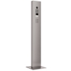Domofonas su stovu + pagrindu Smart Doorbird D1101KV su klaviatūros moduliu, nerūdijančio plieno išvaizda.