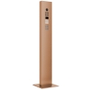 Domofonas su stovu + pagrindo plokštė Doorbird D1102KV su klaviatūros moduliu, bronzos spalvos