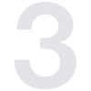 Namo numeris ''3'' Baltas