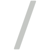 Lipnus ženklas „Slash“ („/“) – 76 mm, šviesiai pilkas.