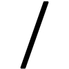 Lipnus namo numeris „Slash“ – 152 mm, juodas.