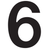 Namo numeris ''6'' Juodas