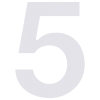 Namo numeris ''5'' Baltas