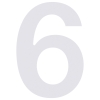 Namo numeris ''6'' Baltas