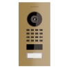 Įleidžiamas durų skambutis Smart-IN Doorbird D1101V, žalvario spalvos.