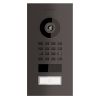 Įleidžiamas durų skambutis Smart-IN Doorbird D1101V, grafito juodos spalvos.