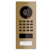 Virštinkinė durų skambučio sistema Smart-ON Doorbird D1101V, žalvario spalvos.