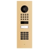 Įleidžiamas durų skambutis su vaizdo kamera Smart-IN Doorbird D1101KV su klaviatūros moduliu, smėlio spalvos.