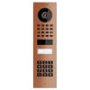 Virštinkinė durų skambučio sistema Smart-ON Doorbird D1101KV su klaviatūros moduliu, bronzos spalvos.