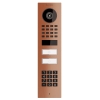 Virštinkinė domofonų sistema Smart-ON skirta dviem Doorbird D1102KV su klaviatūros moduliu, bronzos spalvos.