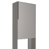 Pašto dėžutė Faro, metalo pilkumo spalvos